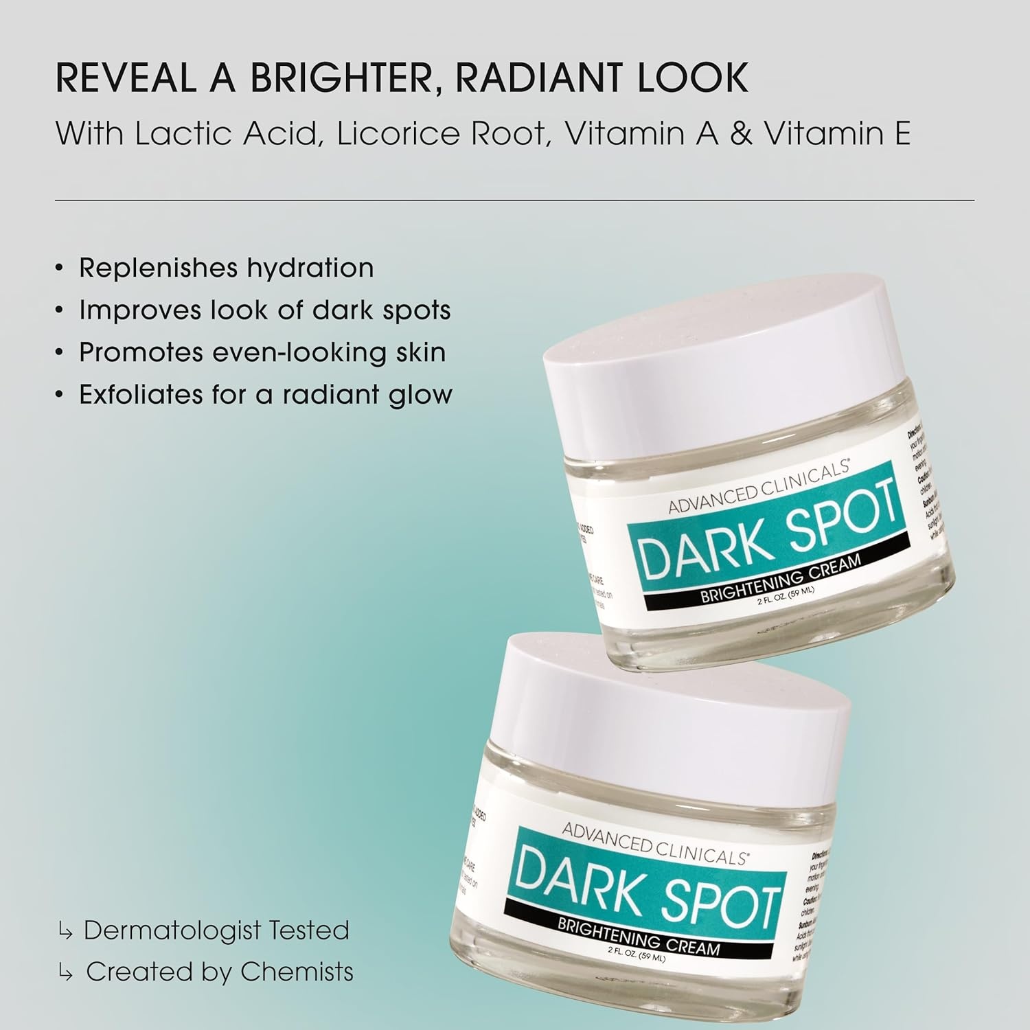image:imageAdvanced Clinicals Hyaluronic Acid Face Moisturizer Gel Cream Hyaluronic Acid Body Cream 2pc Hydrating Skincare Set For Women amp Men To Reduce Appearance Of Dry Skin Wrinkles amp Fine Lines 2pc SetDark Spot Brightening Face Cream