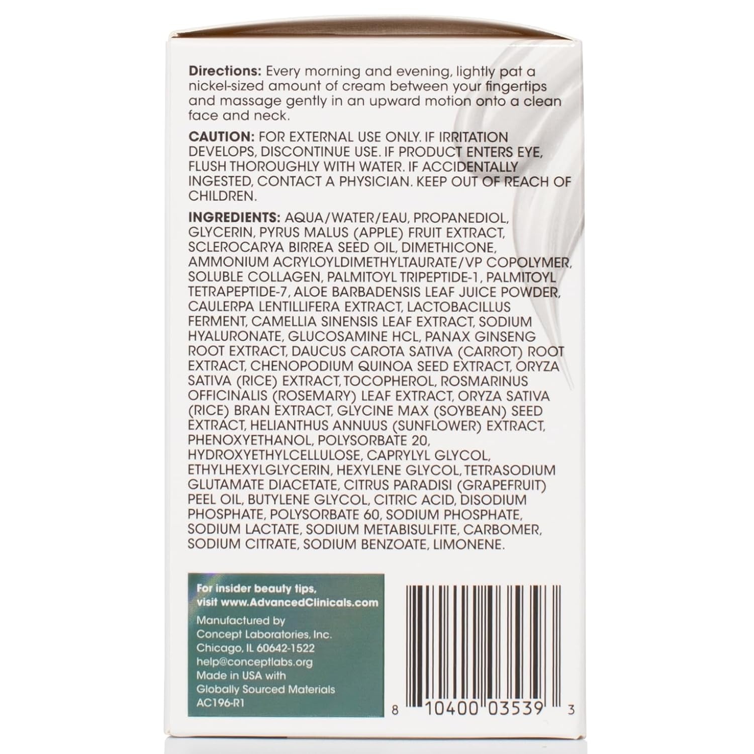 image:imageAdvanced Clinicals Hyaluronic Acid Face Moisturizer Gel Cream Hyaluronic Acid Body Cream 2pc Hydrating Skincare Set For Women amp Men To Reduce Appearance Of Dry Skin Wrinkles amp Fine Lines 2pc SetCollagen Face Cream
