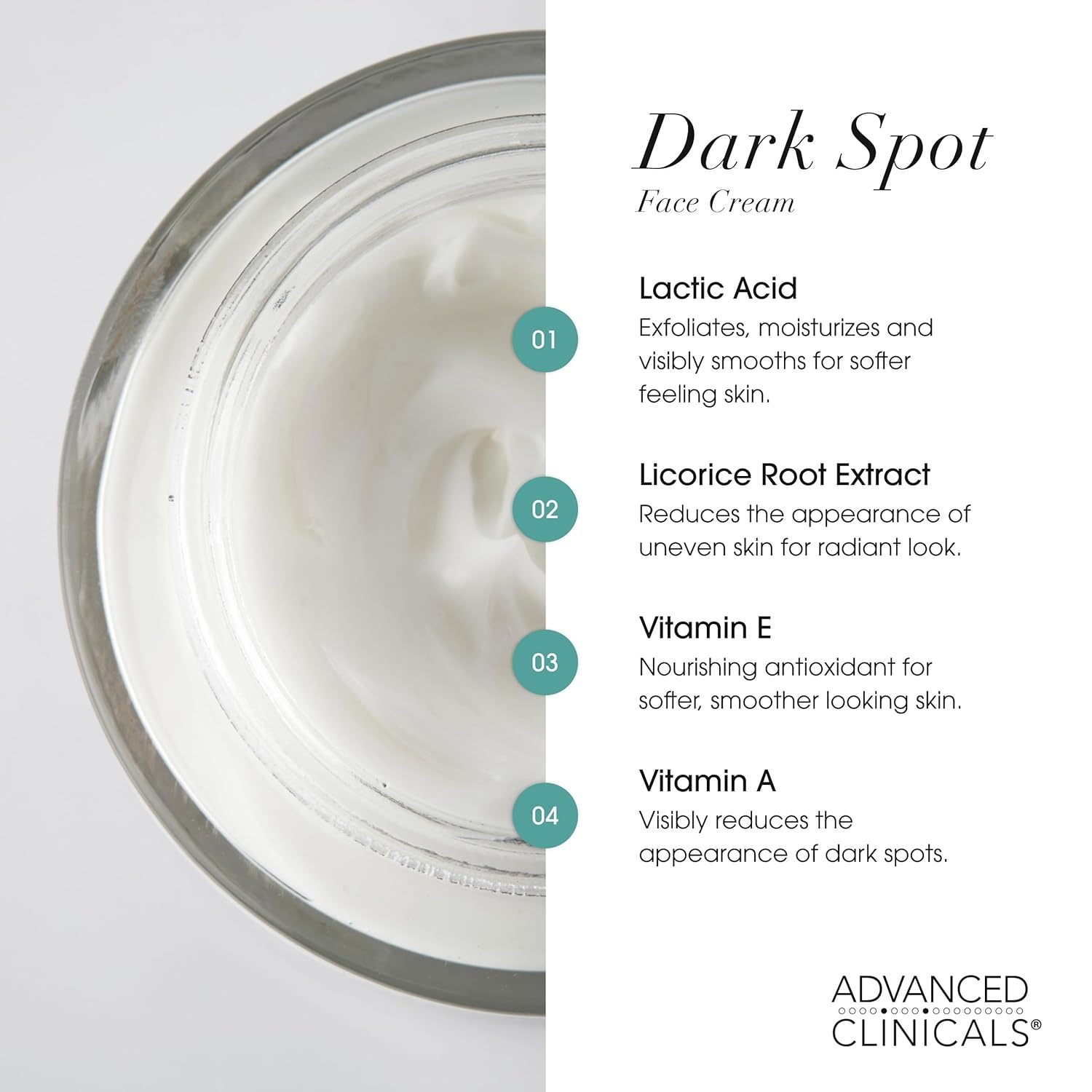image:imageAdvanced Clinicals Hyaluronic Acid Face Moisturizer Gel Cream Hyaluronic Acid Body Cream 2pc Hydrating Skincare Set For Women amp Men To Reduce Appearance Of Dry Skin Wrinkles amp Fine Lines 2pc SetDark Spot Brightening Face Cream