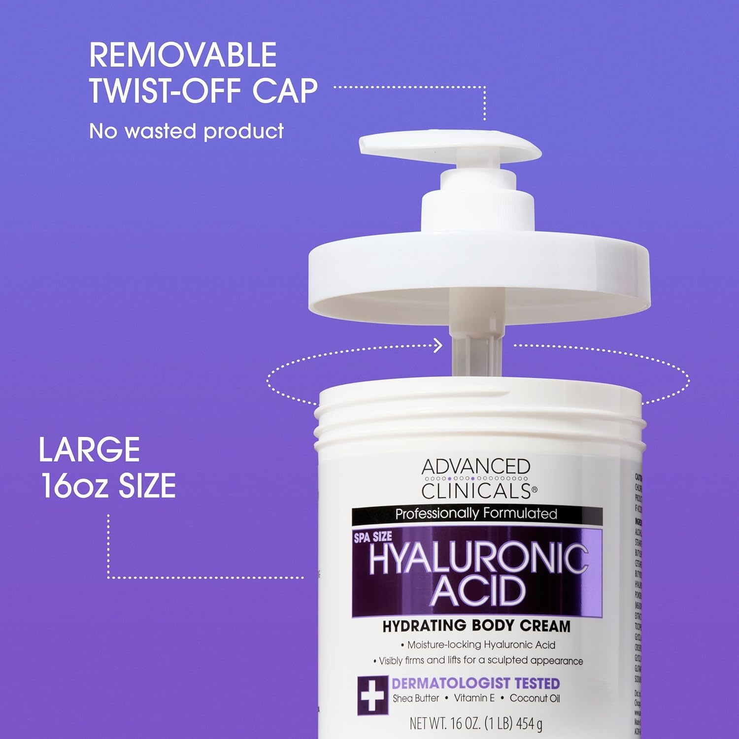 image:imageAdvanced Clinicals Hyaluronic Acid Face Moisturizer Gel Cream Hyaluronic Acid Body Cream 2pc Hydrating Skincare Set For Women amp Men To Reduce Appearance Of Dry Skin Wrinkles amp Fine Lines 2pc SetHyaluronic Acid Face Body Cream