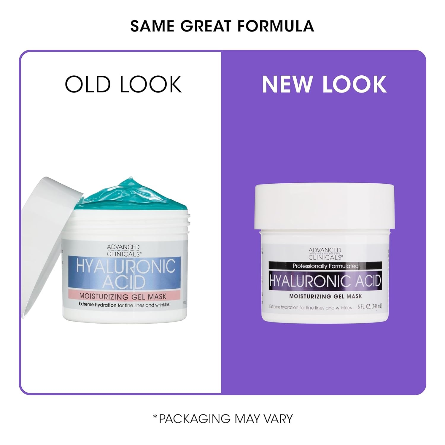image:imageAdvanced Clinicals Hyaluronic Acid Gel Facial Mask Skin Care Treatment Brightening Hydrating Anti Aging Face Mask amp Moisturizer Helps Transform Dry Skin WCollagen Chamomile amp Aloe Vera 5 Fl OzHyaluronic Gel Face Mask