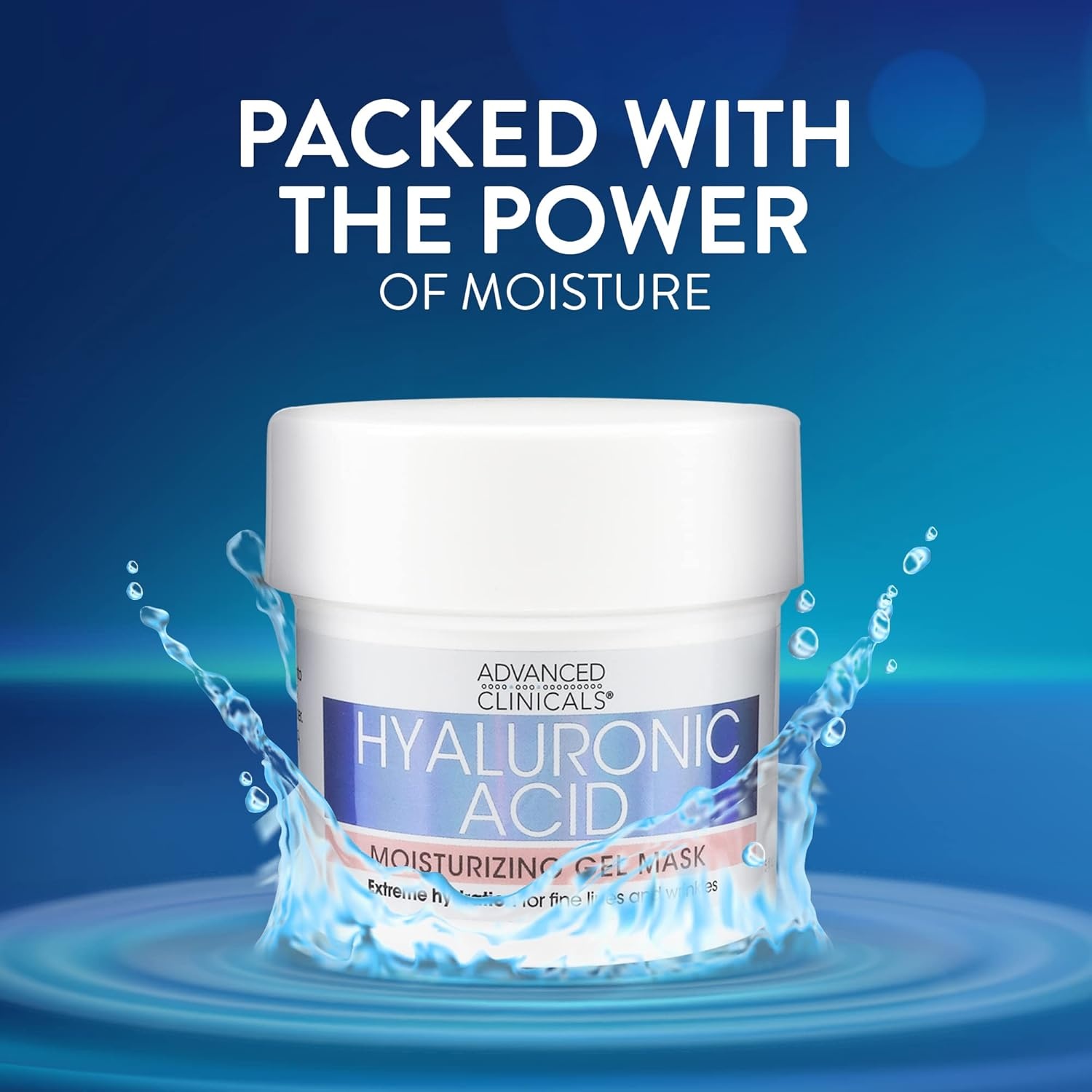 image:imageAdvanced Clinicals Hyaluronic Acid Gel Facial Mask Skin Care Treatment Brightening Hydrating Anti Aging Face Mask amp Moisturizer Helps Transform Dry Skin WCollagen Chamomile amp Aloe Vera 5 Fl OzHyaluronic Gel Face Mask