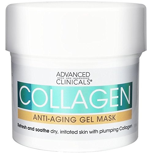 image:imageAdvanced Clinicals Hyaluronic Acid Gel Facial Mask Skin Care Treatment Brightening Hydrating Anti Aging Face Mask amp Moisturizer Helps Transform Dry Skin WCollagen Chamomile amp Aloe Vera 5 Fl OzCollagen Gel Face Mask