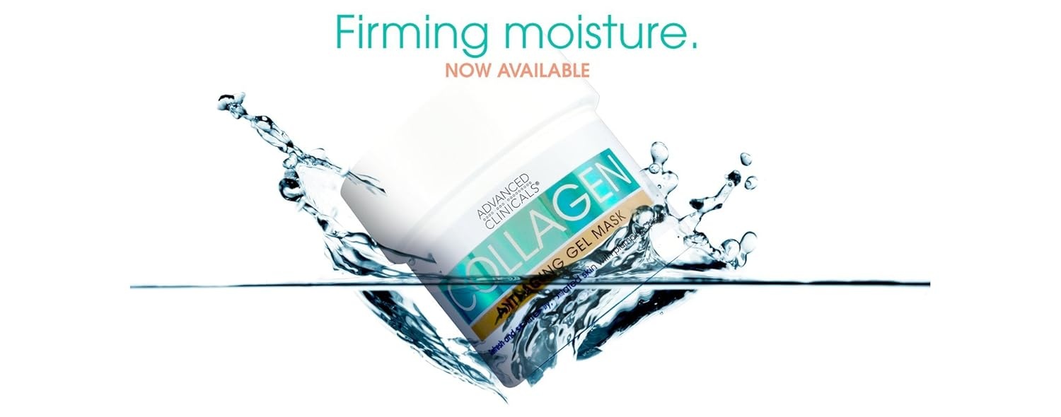 image:imageAdvanced Clinicals Hyaluronic Acid Gel Facial Mask Skin Care Treatment Brightening Hydrating Anti Aging Face Mask amp Moisturizer Helps Transform Dry Skin WCollagen Chamomile amp Aloe Vera 5 Fl OzCollagen Gel Face Mask