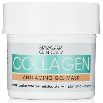 image:imageAdvanced Clinicals Hyaluronic Acid Gel Facial Mask Skin Care Treatment Brightening Hydrating Anti Aging Face Mask amp Moisturizer Helps Transform Dry Skin WCollagen Chamomile amp Aloe Vera 5 Fl OzCollagen Gel Face Mask