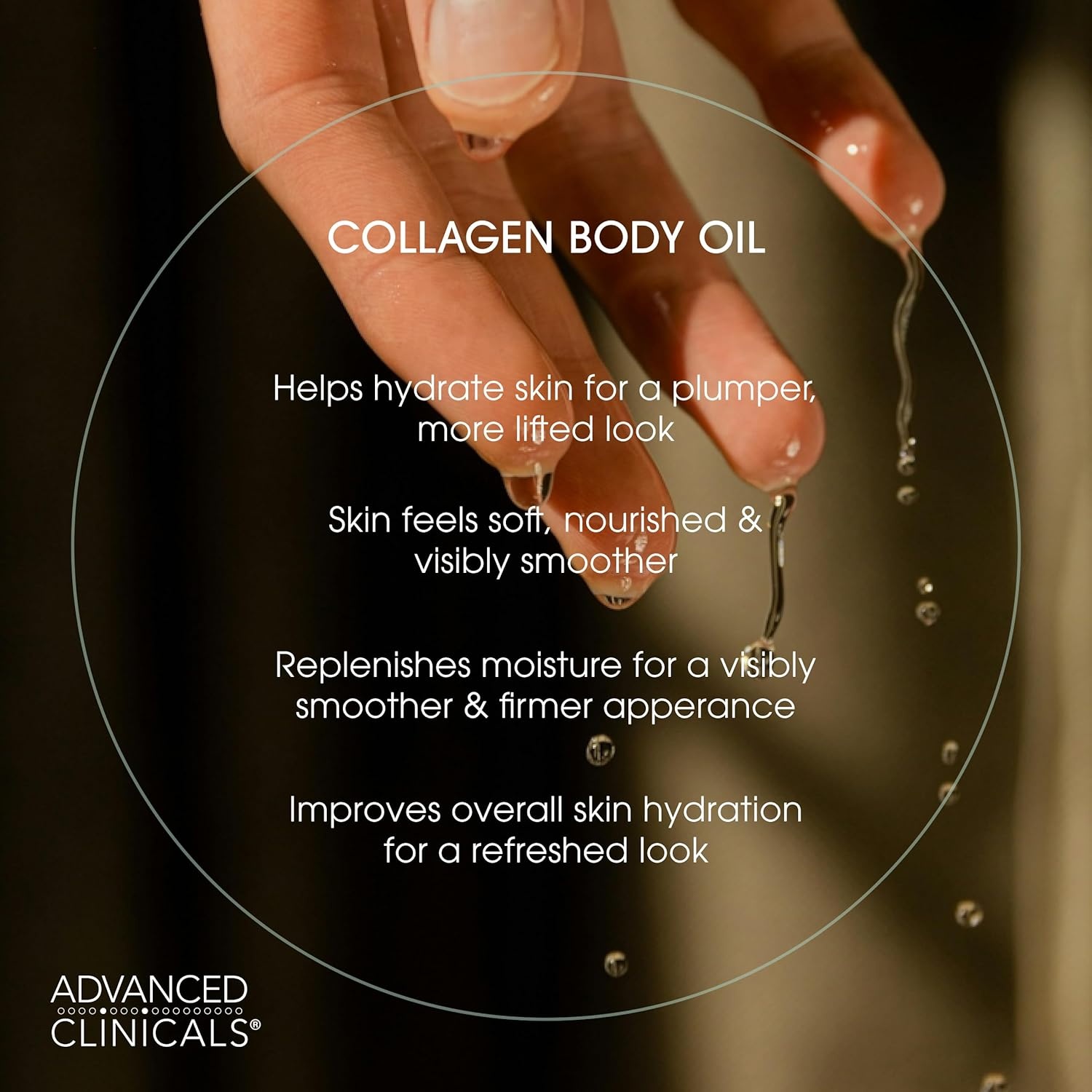 image:imageAdvanced Clinicals Hyaluronic Acid Moisturizer Fragrance Free Collagen Cream Face Moisturizer amp Body Lotion 2pc Skincare Set For Women amp Men Helps Reduce Appearance Of Crepey Skin amp Dry Skin 2pcFirming Collagen Cream Body Oil Set