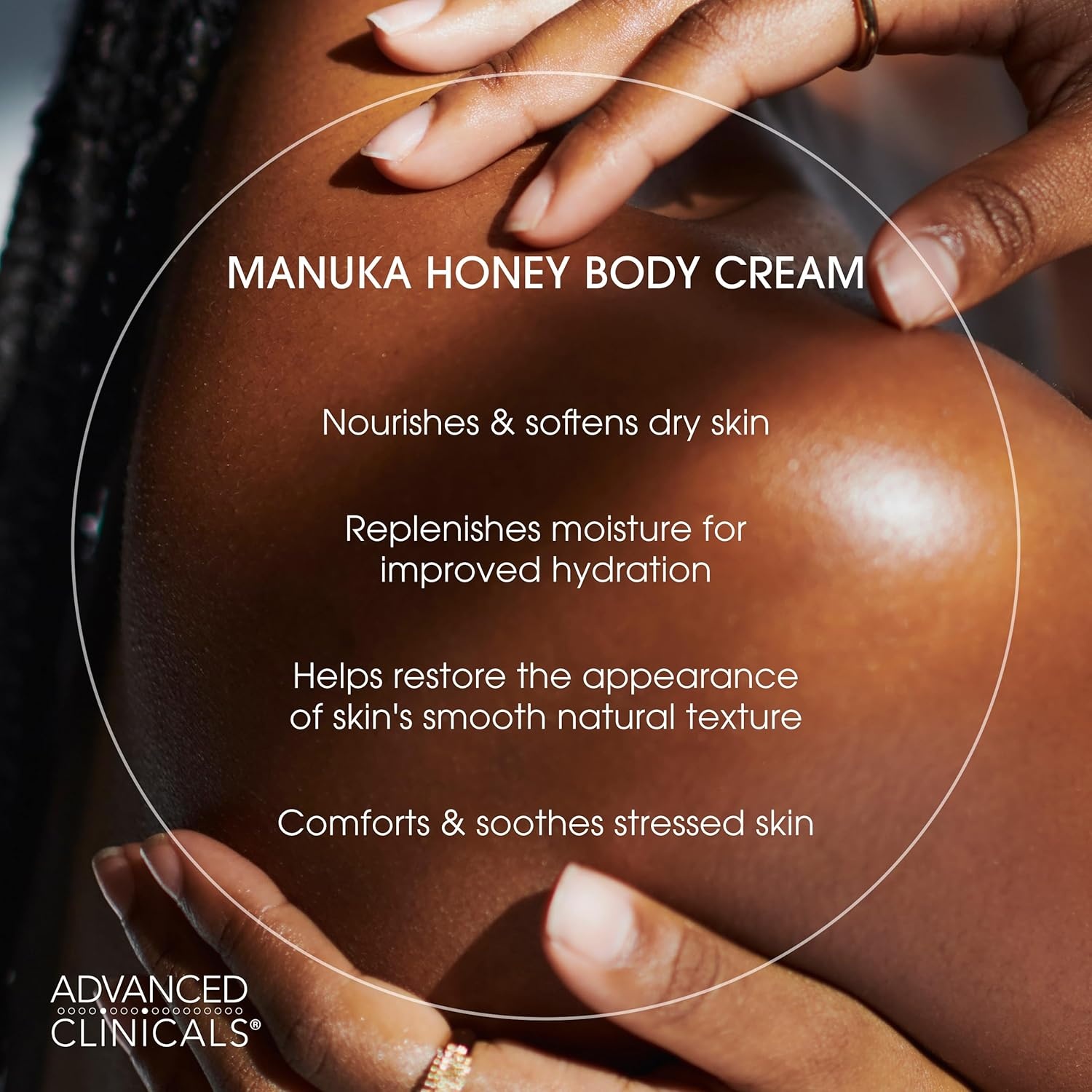 image:imageAdvanced Clinicals Hyaluronic Acid Moisturizer Fragrance Free Collagen Cream Face Moisturizer amp Body Lotion 2pc Skincare Set For Women amp Men Helps Reduce Appearance Of Crepey Skin amp Dry Skin 2pc1 Manuka Honey Restore Hydrate Cream