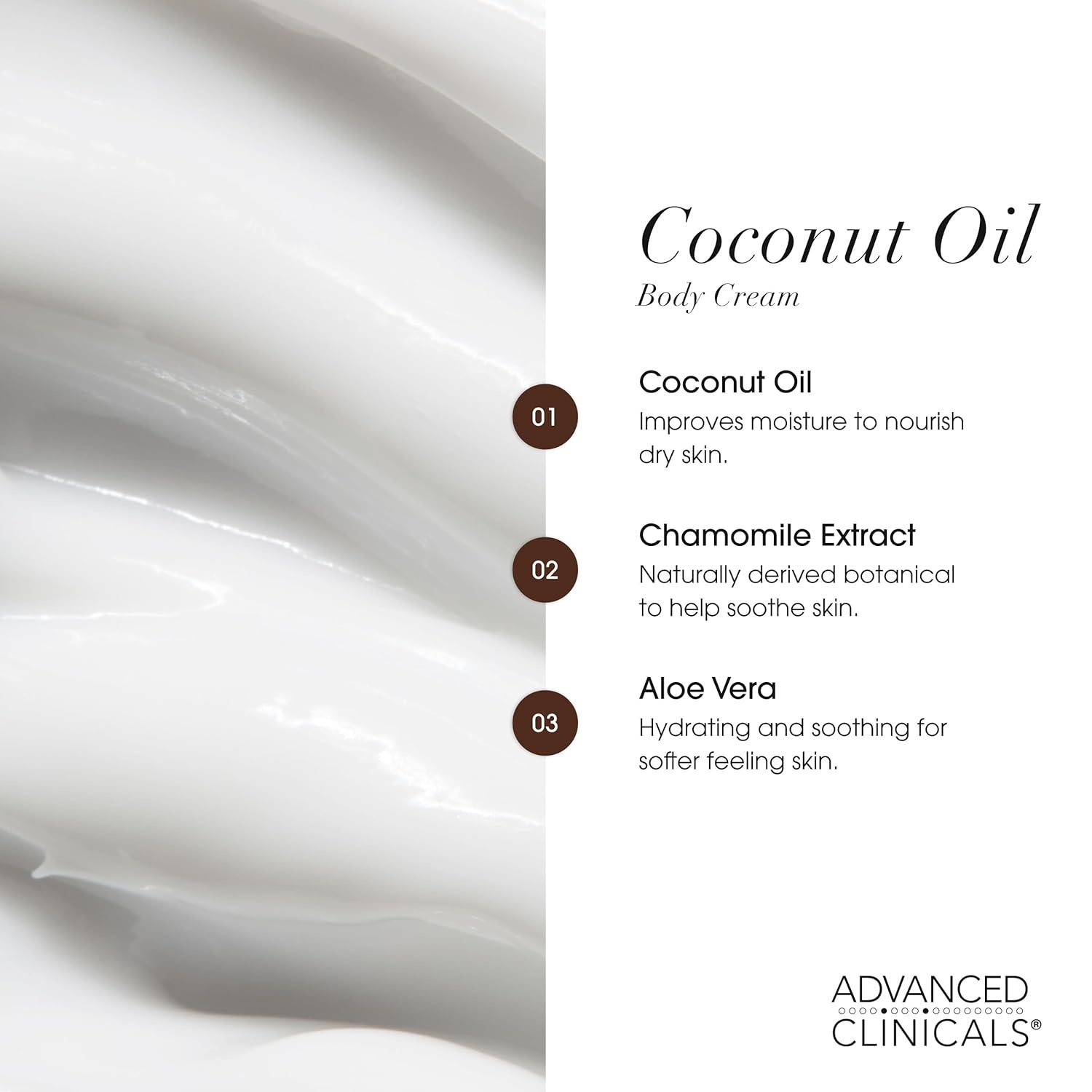 image:imageAdvanced Clinicals Hyaluronic Acid Moisturizer Fragrance Free Collagen Cream Face Moisturizer amp Body Lotion 2pc Skincare Set For Women amp Men Helps Reduce Appearance Of Crepey Skin amp Dry Skin 2pcRetinol Coconut Oil Cream Bundle