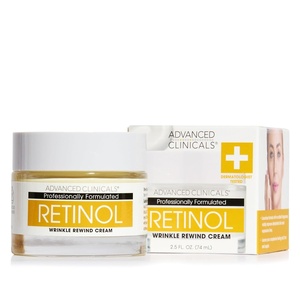 image:imageAdvanced Clinicals Hyaluronic Acid Face Moisturizer Gel Cream  Hyaluronic Acid Body Cream 2pc Hydrating Skincare Set For Women amp Men To Reduce Appearance Of Dry Skin Wrinkles amp Fine Lines 2pc SetRetinol Face Cream