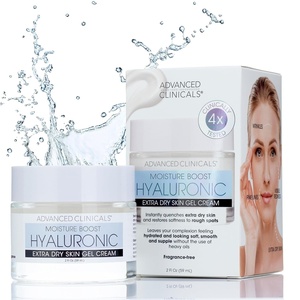 image:imageAdvanced Clinicals Hyaluronic Acid Face Moisturizer Gel Cream  Hyaluronic Acid Body Cream 2pc Hydrating Skincare Set For Women amp Men To Reduce Appearance Of Dry Skin Wrinkles amp Fine Lines 2pc SetHyaluronic Acid Facial Cream