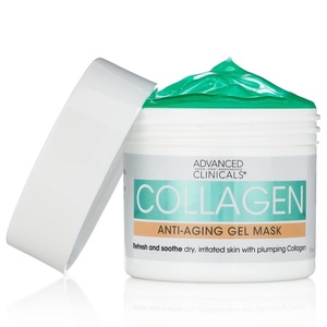 image:imageAdvanced Clinicals Hyaluronic Acid Gel Facial Mask Skin Care Treatment Brightening Hydrating Anti Aging Face Mask amp Moisturizer Helps Transform Dry Skin WCollagen Chamomile amp Aloe Vera 5 Fl OzCollagen Gel Face Mask