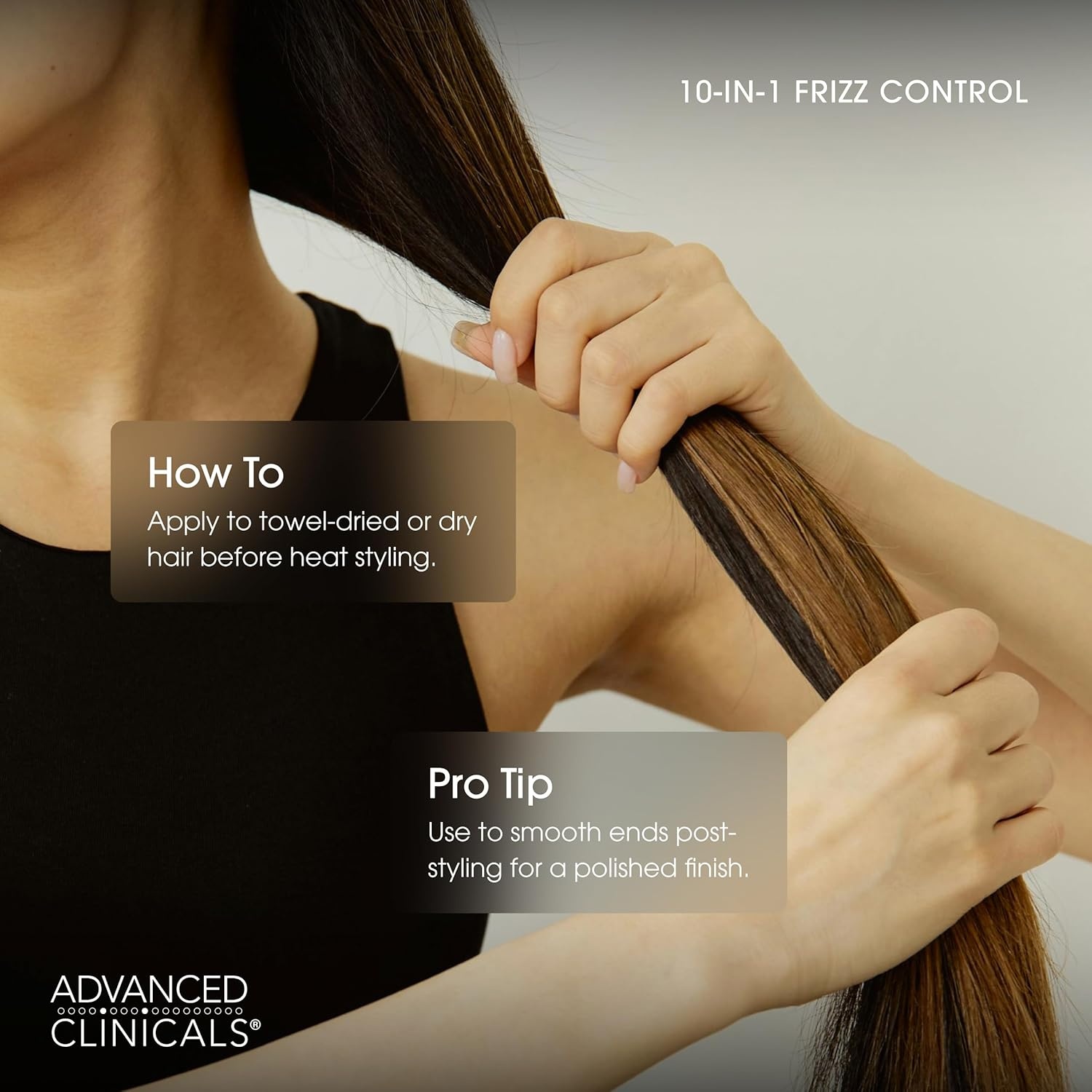 image:imageAdvanced Clinicals 10in1 AntiFrizz Hydrating Heat Protectant Hair Cream Coconut amp Bamboo Strengthen Detangle amp Smooth Dry Damaged Hair DEA Paraben SulfateFree Color Safe 75 Fl Oz10in1 AntiFrizz Hair Cream