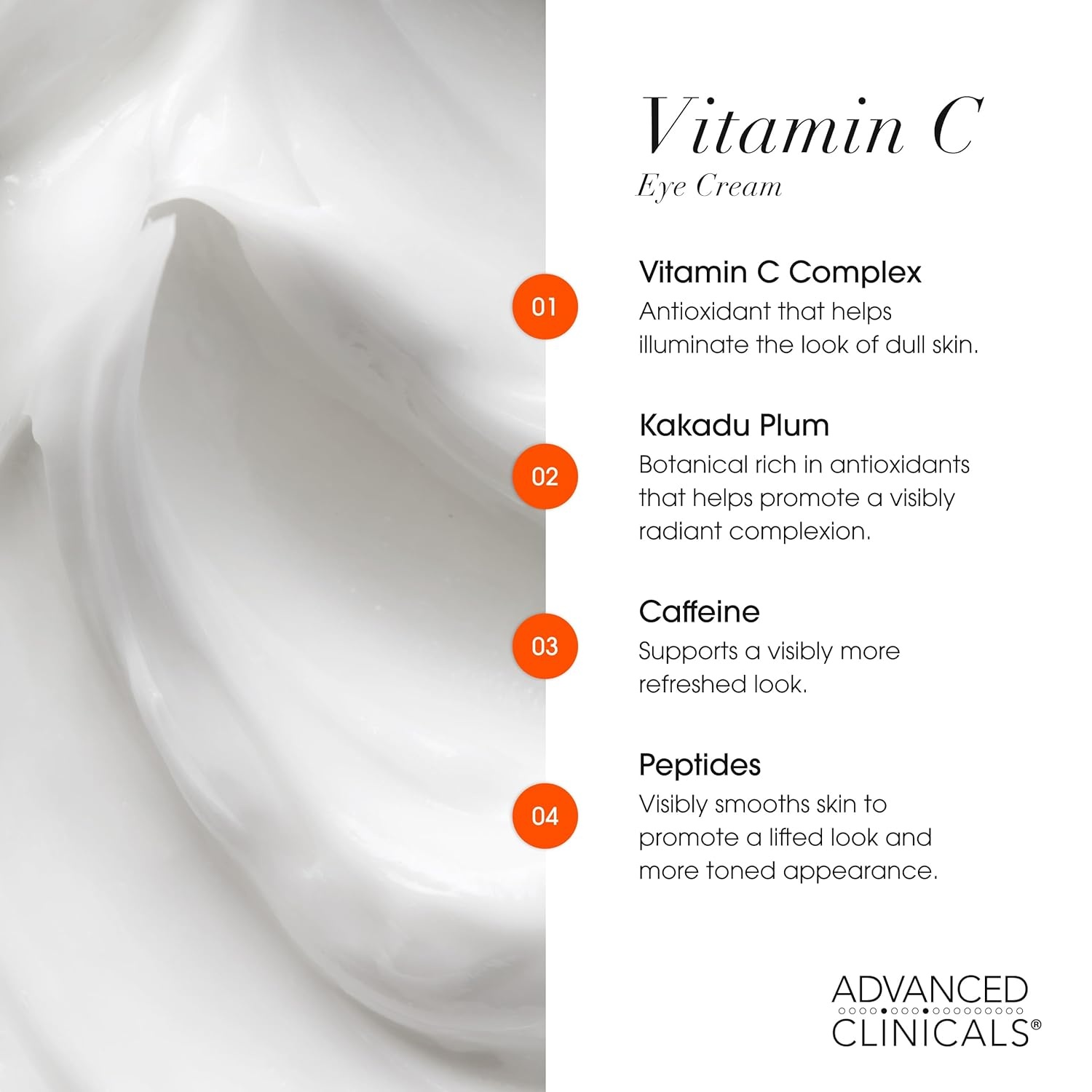 image:imageAdvanced Clinicals Advanced Retinol Eye Balm Peptides Face Moisturizer Cream Visible Anti Aging Under Eyes Cream Improves Appearance Of Wrinkles Fine Lines Puffiness amp Dark Circles 1 Fl Oz2PC Eye Cream AMPM Set