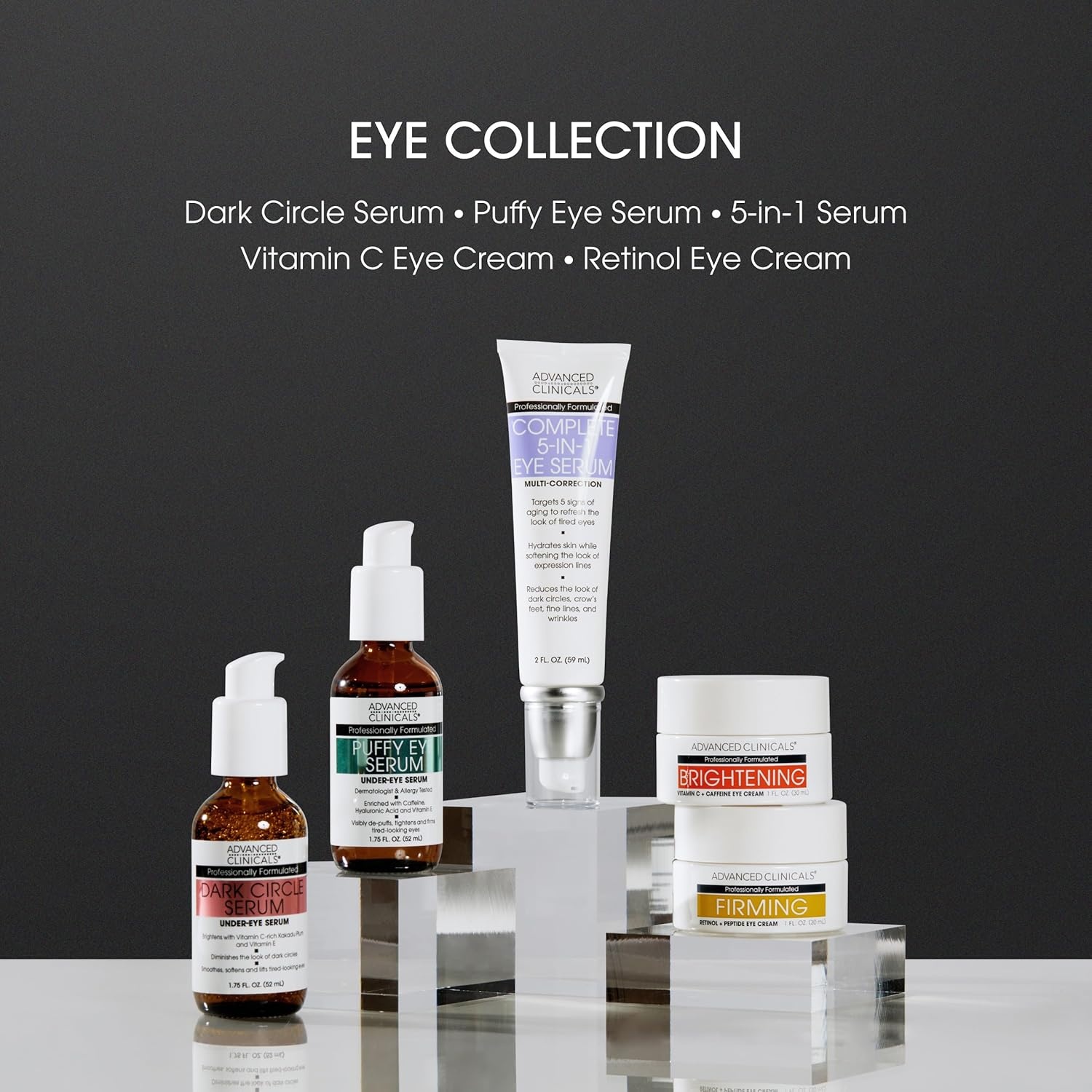 image:imageAdvanced Clinicals Advanced Retinol Eye Balm Peptides Face Moisturizer Cream Visible Anti Aging Under Eyes Cream Improves Appearance Of Wrinkles Fine Lines Puffiness amp Dark Circles 1 Fl OzBrightening Vitamin C Eye Cream