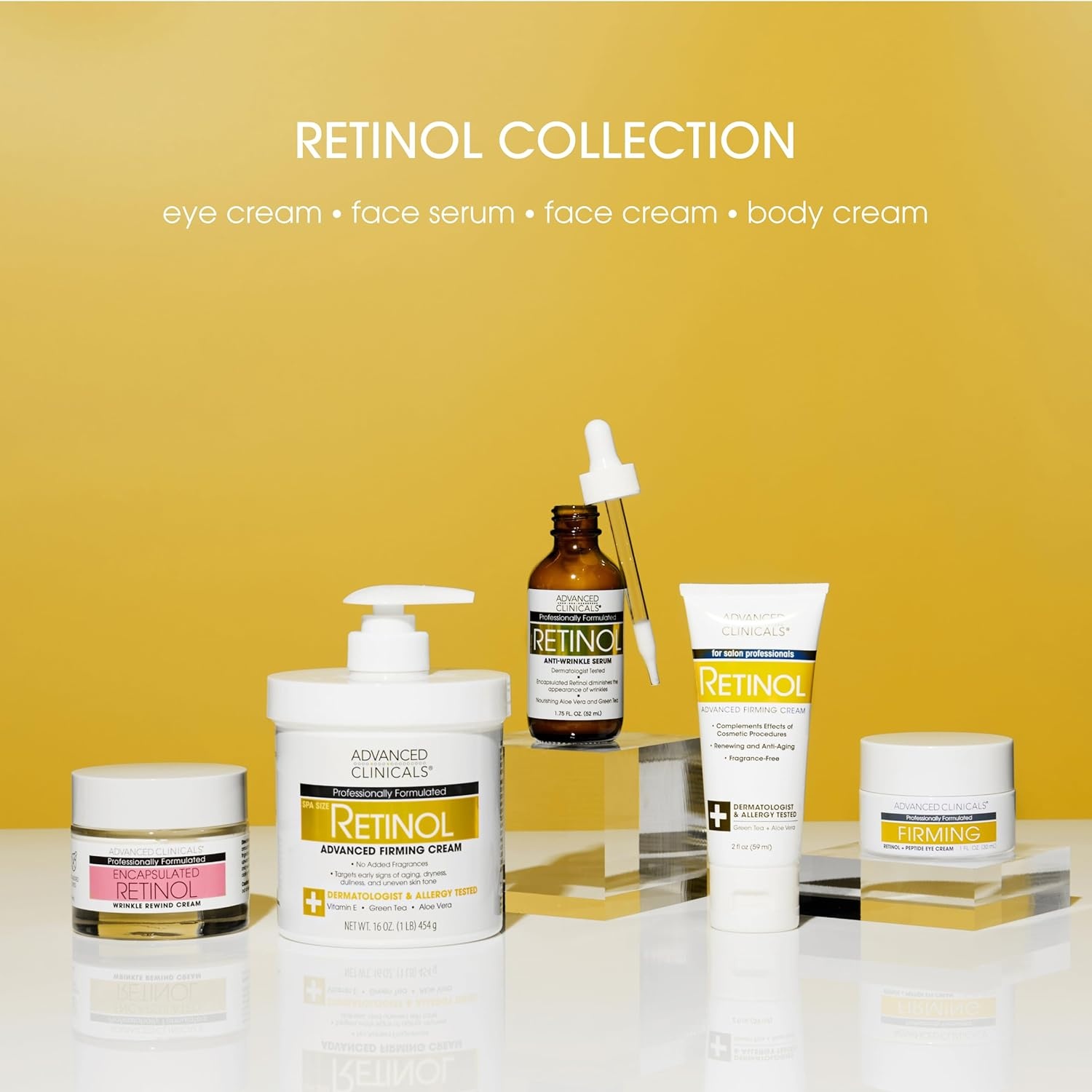 image:imageAdvanced Clinicals Advanced Retinol Eye Balm Peptides Face Moisturizer Cream Visible Anti Aging Under Eyes Cream Improves Appearance Of Wrinkles Fine Lines Puffiness amp Dark Circles 1 Fl OzFirming Retinol Eye Cream