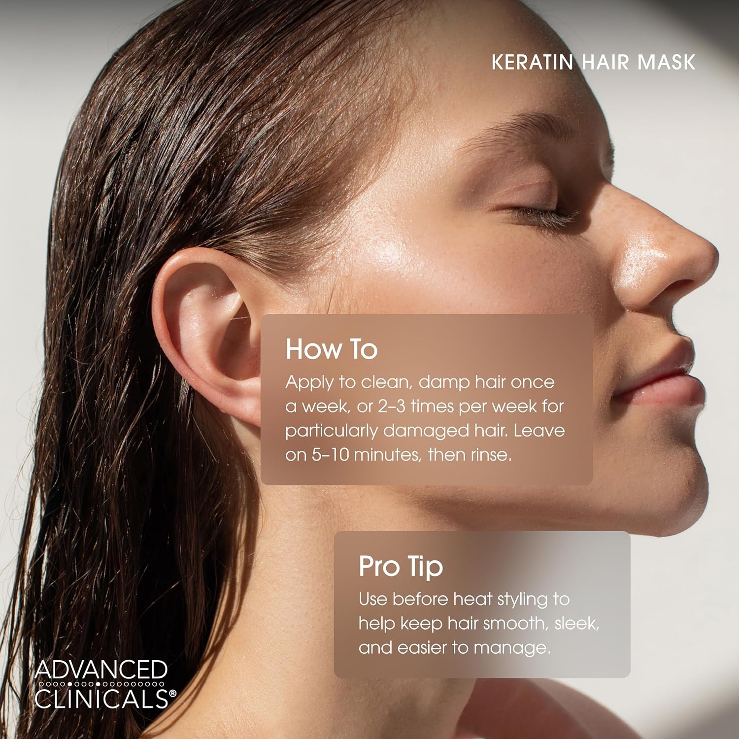 image:imageAdvanced Clinicals Biotin Hair Treatment AntiBreakage Repair Hair Mask Strengthen Broken ColorTreated Hair WRepairing Deep Conditioner Manuka Honey amp Caffeine Hydrating Mask Restores Weak HairKeratin Hair Mask