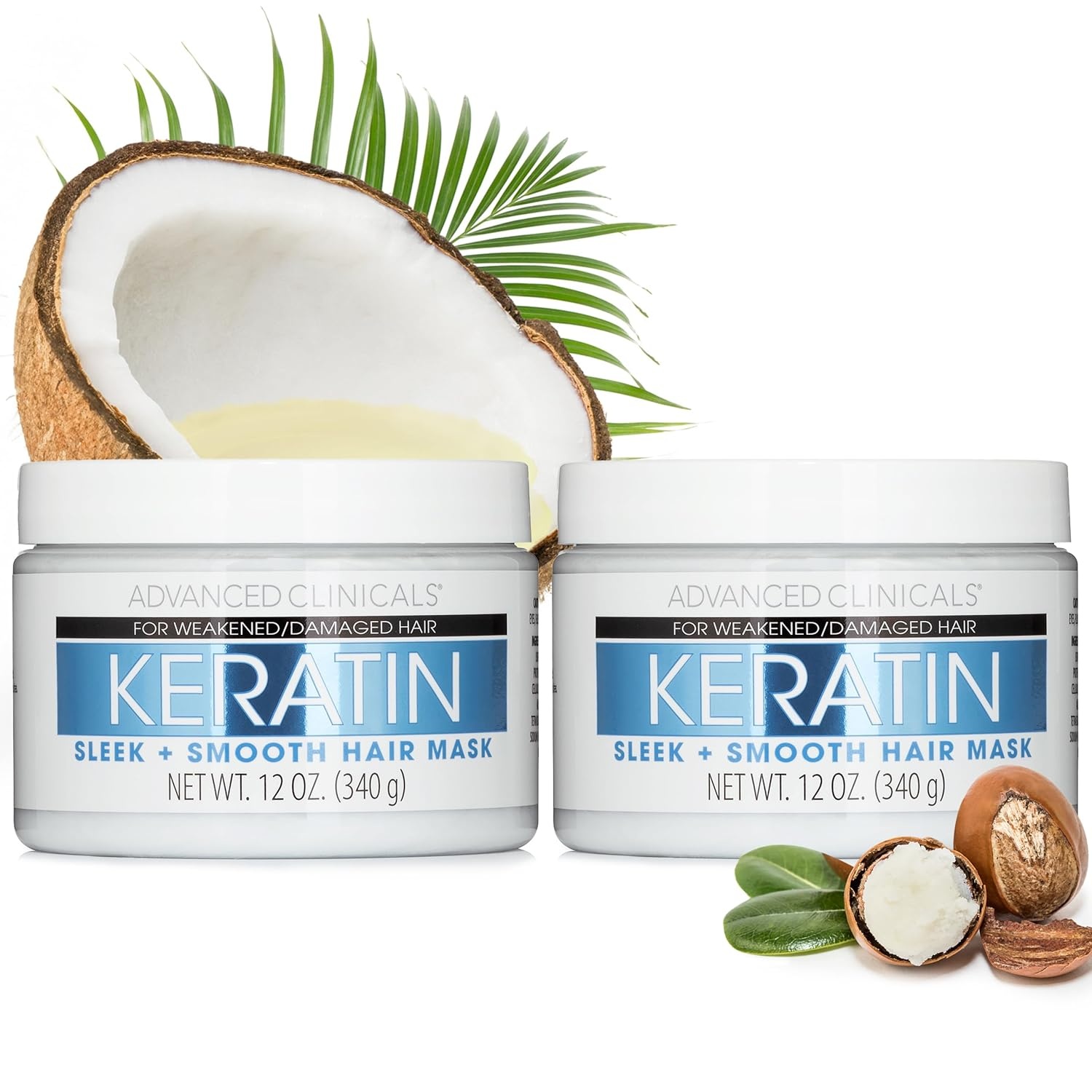 image:imageAdvanced Clinicals Biotin Hair Treatment AntiBreakage Repair Hair Mask Strengthen Broken ColorTreated Hair WRepairing Deep Conditioner Manuka Honey amp Caffeine Hydrating Mask Restores Weak HairKeratin Hair Mask
