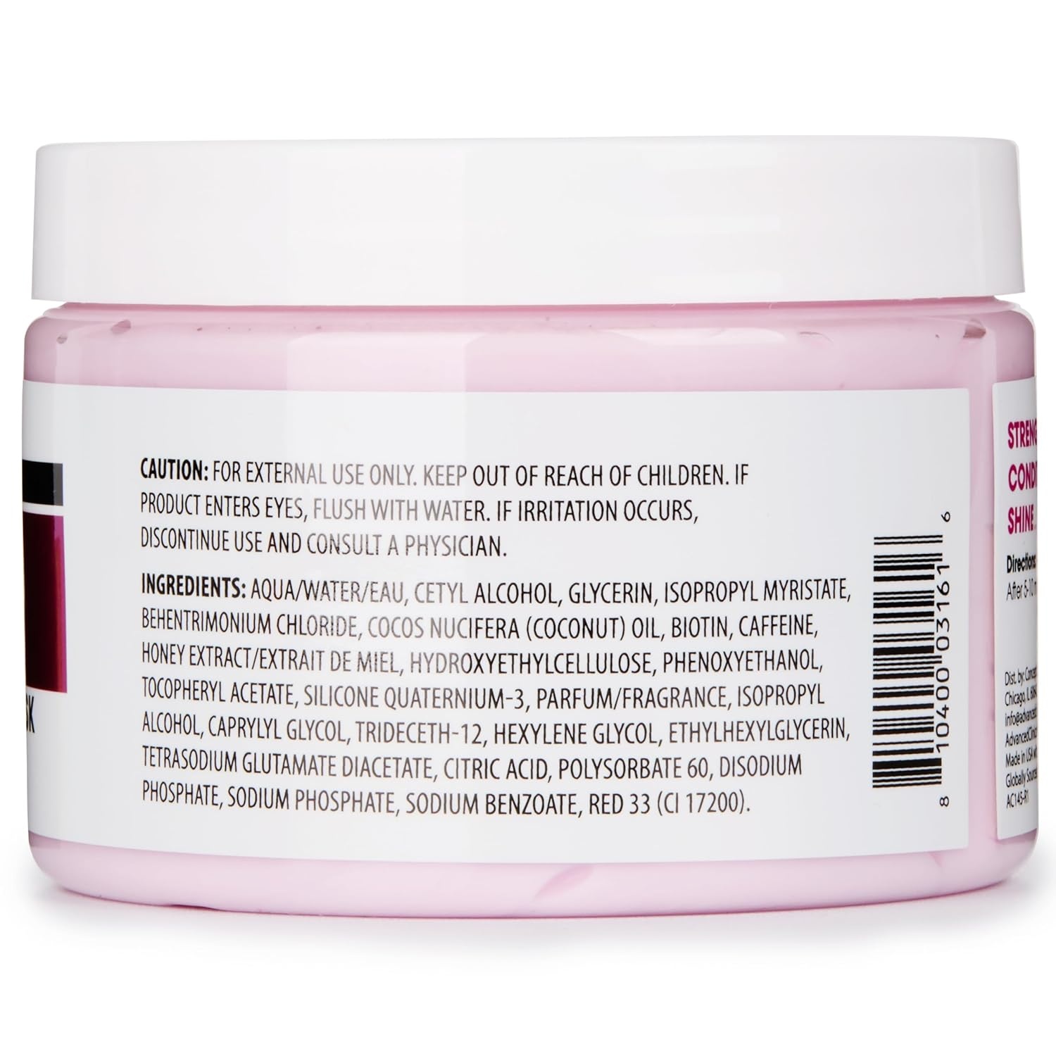 image:imageAdvanced Clinicals Biotin Hair Treatment AntiBreakage Repair Hair Mask Strengthen Broken ColorTreated Hair WRepairing Deep Conditioner Manuka Honey amp Caffeine Hydrating Mask Restores Weak HairBiotin AntiBreakage Hair Mask