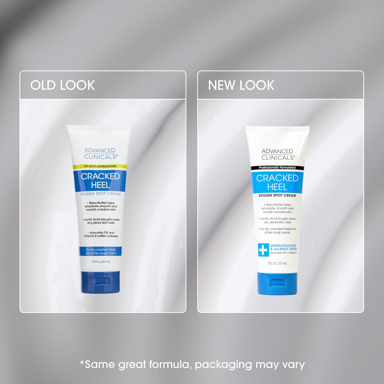 image:imageAdvanced Clinicals Cracked Heel Foot Cream Skin Care Moisturizer Lotion For Feet WShea Butter Helps Heal Cracked Skin Rough Spots Calluses amp Dry Skin Foot Lotion Hand Lotion Large 8 Fl OzCracked Heel Foot Lotion