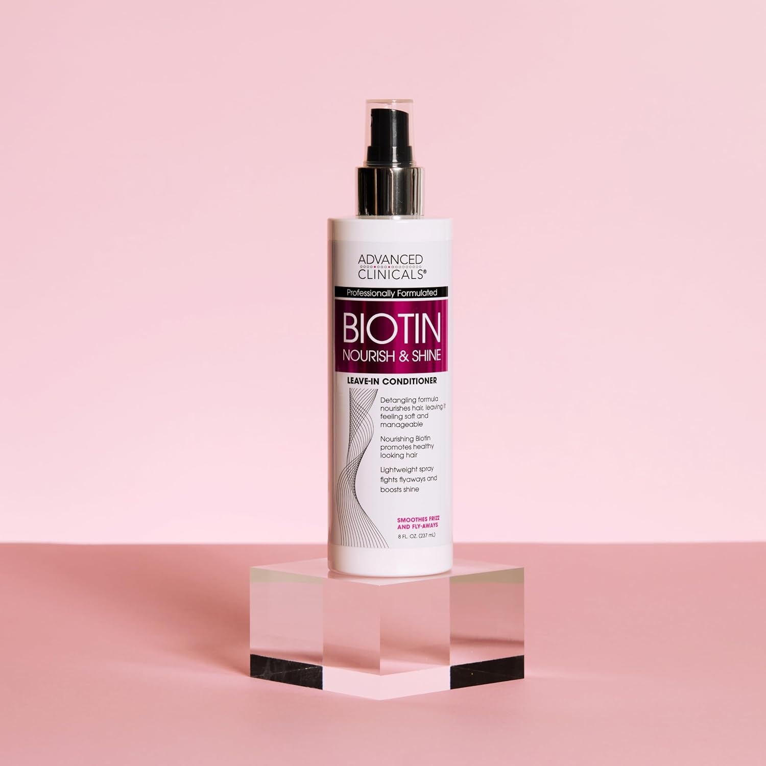 image:imageAdvanced Clinicals Hair Spray Thicken amp Shine Leave In Treatment Nourishing Detangling Formula for Fine Damaged or Frizz Prone Hair Supports Scalp Health for Strong Thick Hair 8 Fl Oz