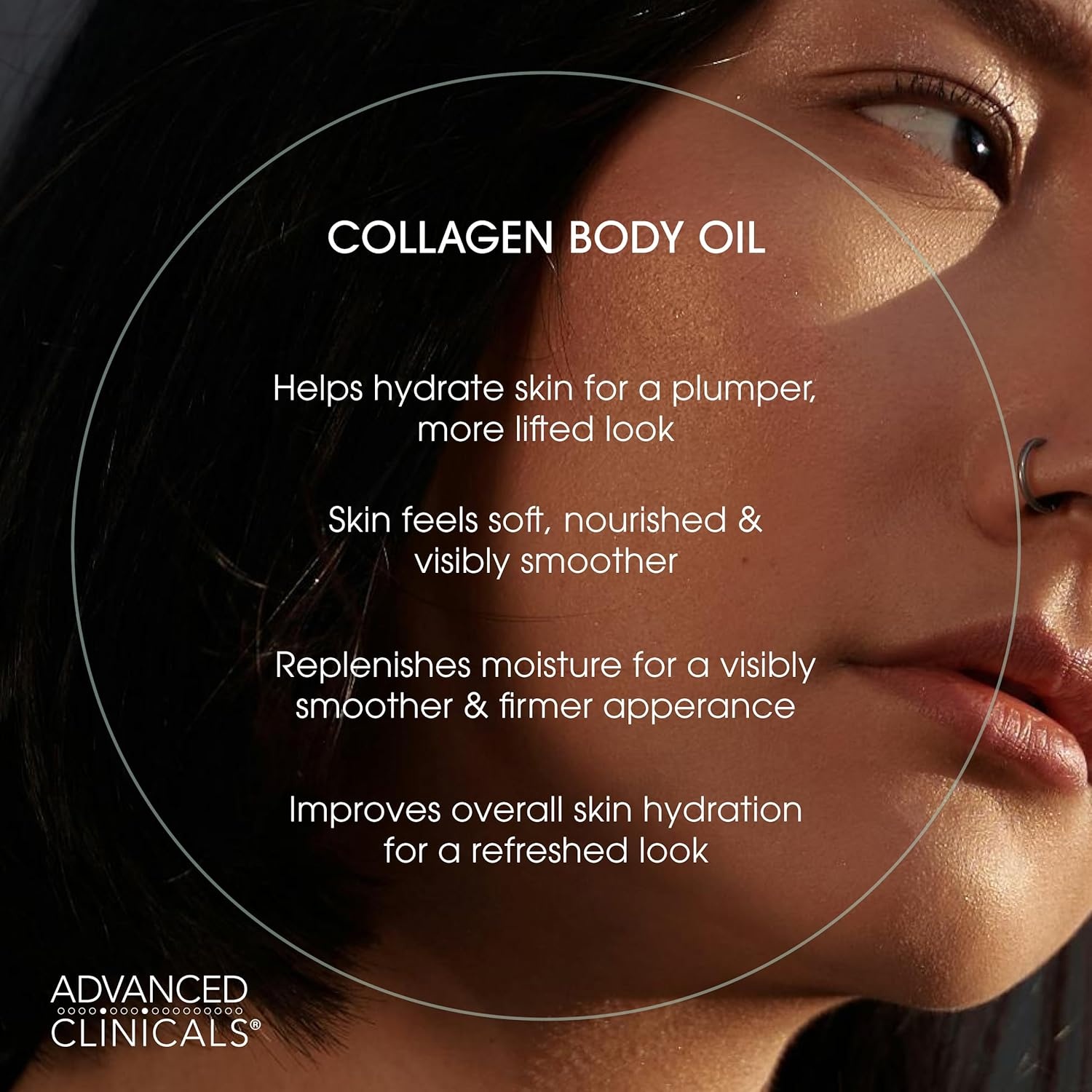 image:imageAdvanced Clinicals Hydrating Collagen Oil For Body amp After Shower Visible Anti Aging Moisturizing Collagen Body Oil For Women amp Men Helps Soften Appearance Of Crepe Skin amp Wrinkles 38 Fl OzVitamin C Collagen Body Oil Bundle
