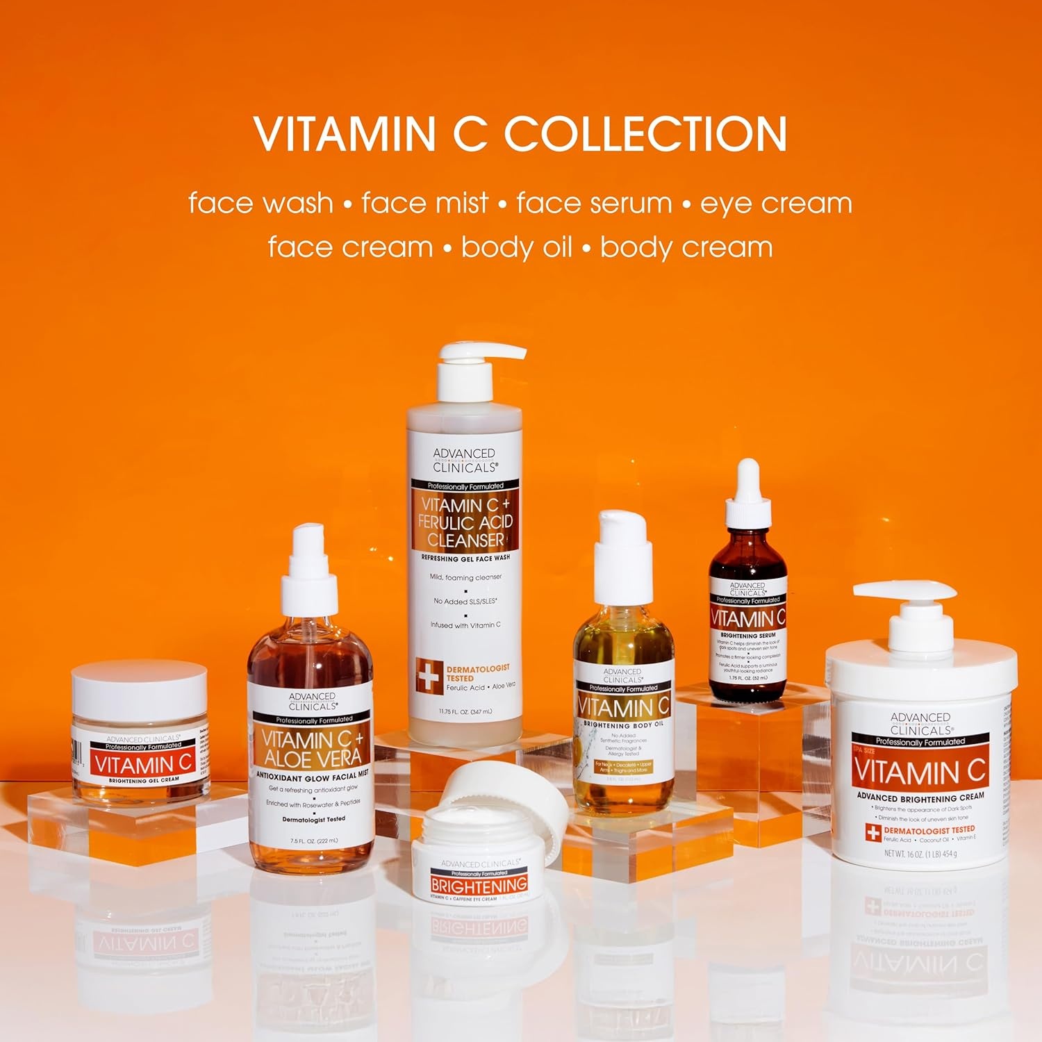 image:imageAdvanced Clinicals Hydrating Collagen Oil For Body amp After Shower Visible Anti Aging Moisturizing Collagen Body Oil For Women amp Men Helps Soften Appearance Of Crepe Skin amp Wrinkles 38 Fl OzVitamin C Brightening Body Oil