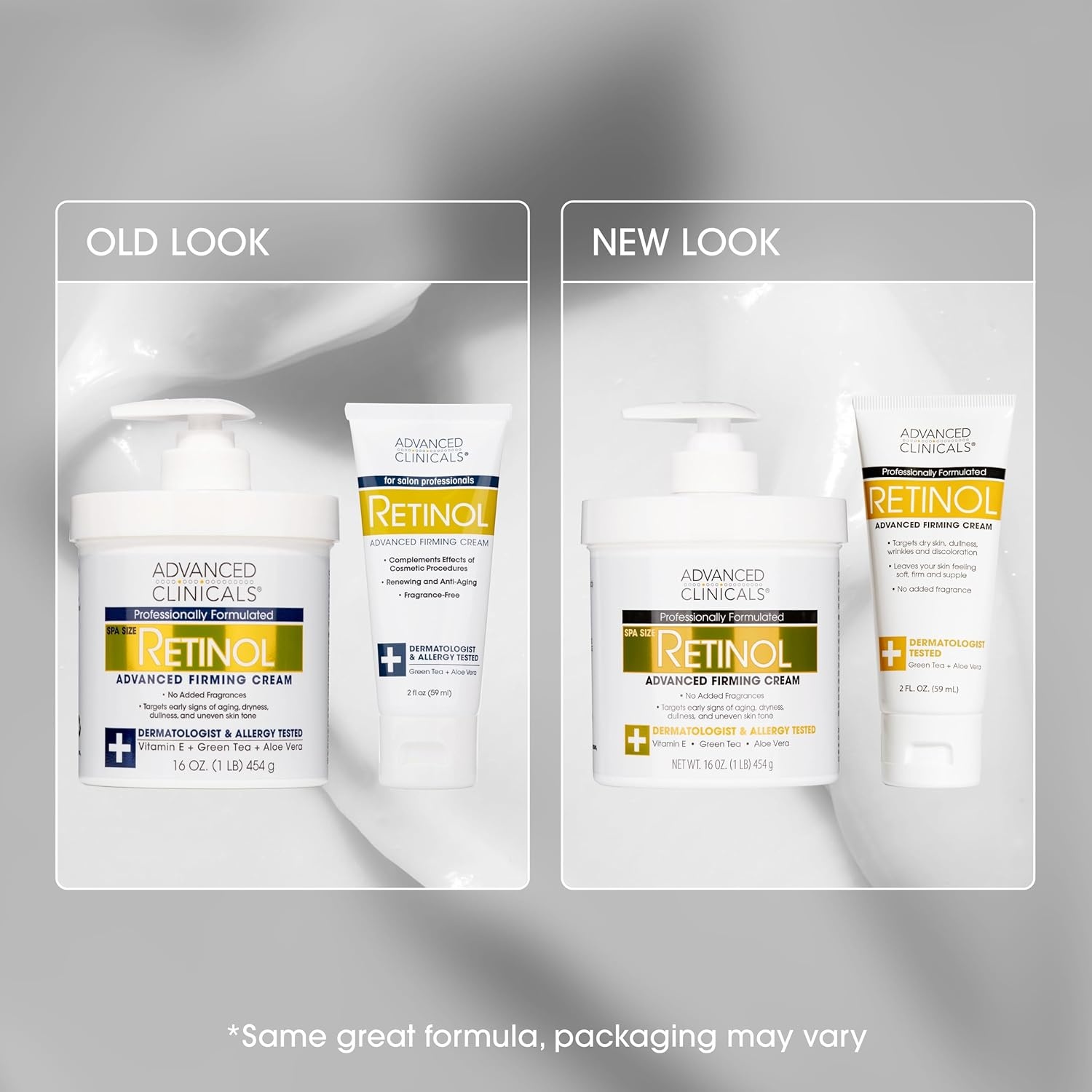 image:imageAdvanced Clinicals Retinol Body Lotion amp Face Moisturizer Anti Aging Skin Care Retinol Body Cream For Women amp Men Improves Appearance Of Fine Lines Wrinkles amp Look Of Crepey Skin WTravel SizeRetinol Cream