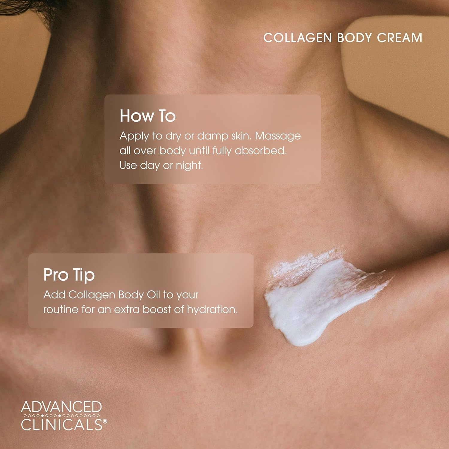 image:imageAdvanced Clinicals Retinol Body Lotion amp Face Moisturizer Anti Aging Skin Care Retinol Body Cream For Women amp Men Improves Appearance Of Fine Lines Wrinkles amp Look Of Crepey Skin WTravel SizeCollagen Cream