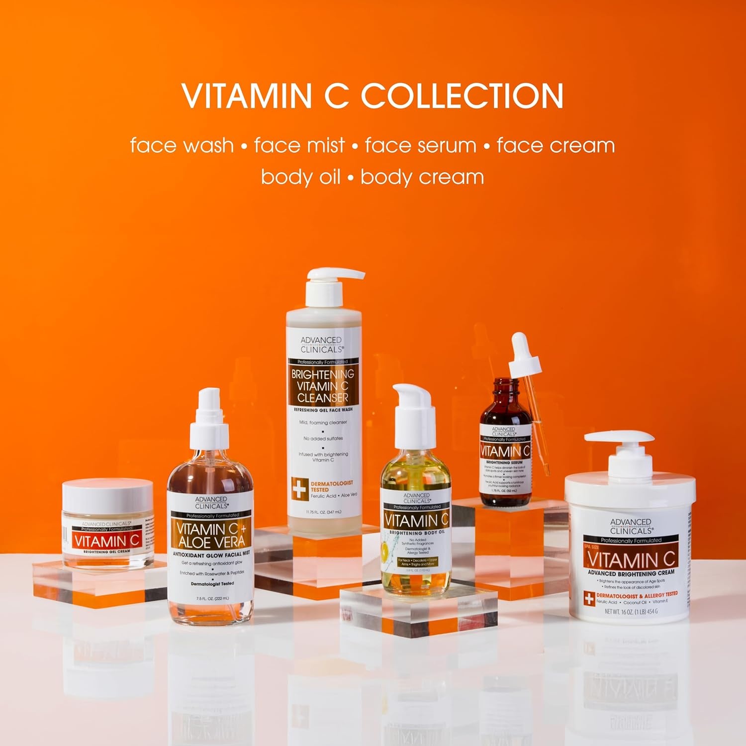 image:imageAdvanced Clinicals Retinol Body Lotion amp Face Moisturizer Anti Aging Skin Care Retinol Body Cream For Women amp Men Improves Appearance Of Fine Lines Wrinkles amp Look Of Crepey Skin WTravel SizeVitamin C Brightening Cream