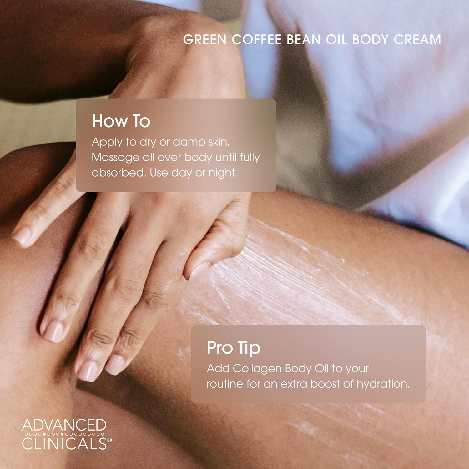 image:imageAdvanced Clinicals Retinol Body Lotion amp Face Moisturizer Visible Anti Aging Skin Care Retinol Body Cream For Women amp Men Targets Look Of Fine Lines Wrinkles amp Crepe Looking Dry Skin 16 Ounce2 Green Coffee Bean Oil Firming Cream