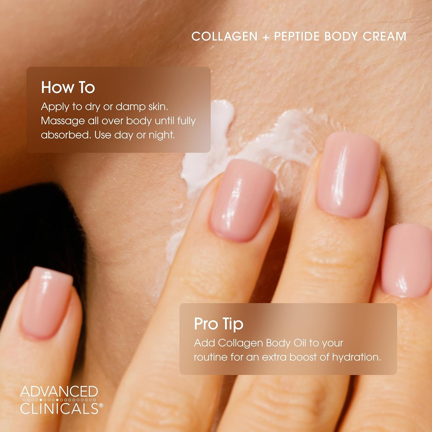 image:imageAdvanced Clinicals Retinol Body Lotion amp Face Moisturizer Visible Anti Aging Skin Care Retinol Body Cream For Women amp Men Targets Look Of Fine Lines Wrinkles amp Crepe Looking Dry Skin 16 Ounce5 Collagen Peptide Firming Body Cream