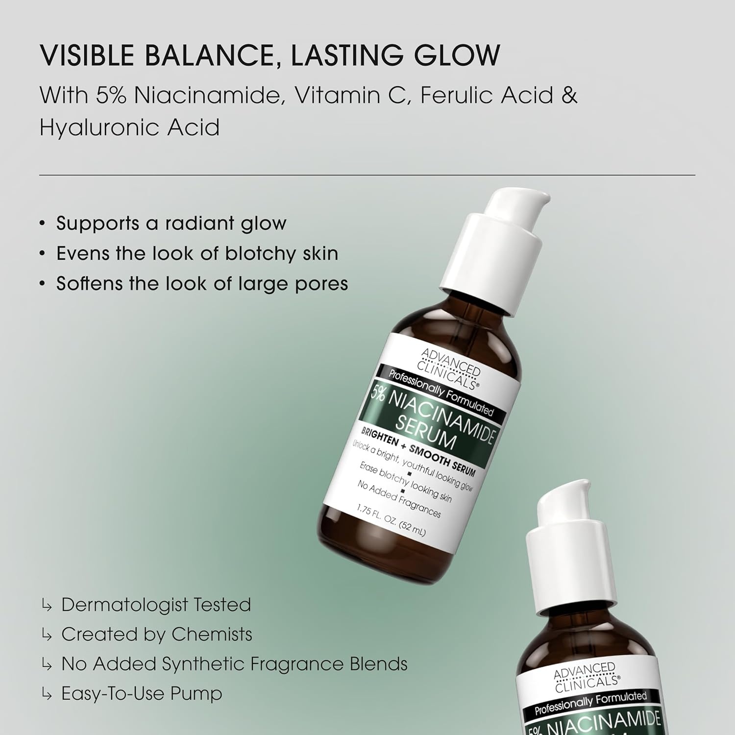 image:imageAdvanced Clinicals Retinol Body Lotion amp Face Moisturizer Visible Anti Aging Skin Care Retinol Body Cream For Women amp Men Targets Look Of Fine Lines Wrinkles amp Crepe Looking Dry Skin 16 OunceVitamin C Cream 5 Niacinimide Serum Set