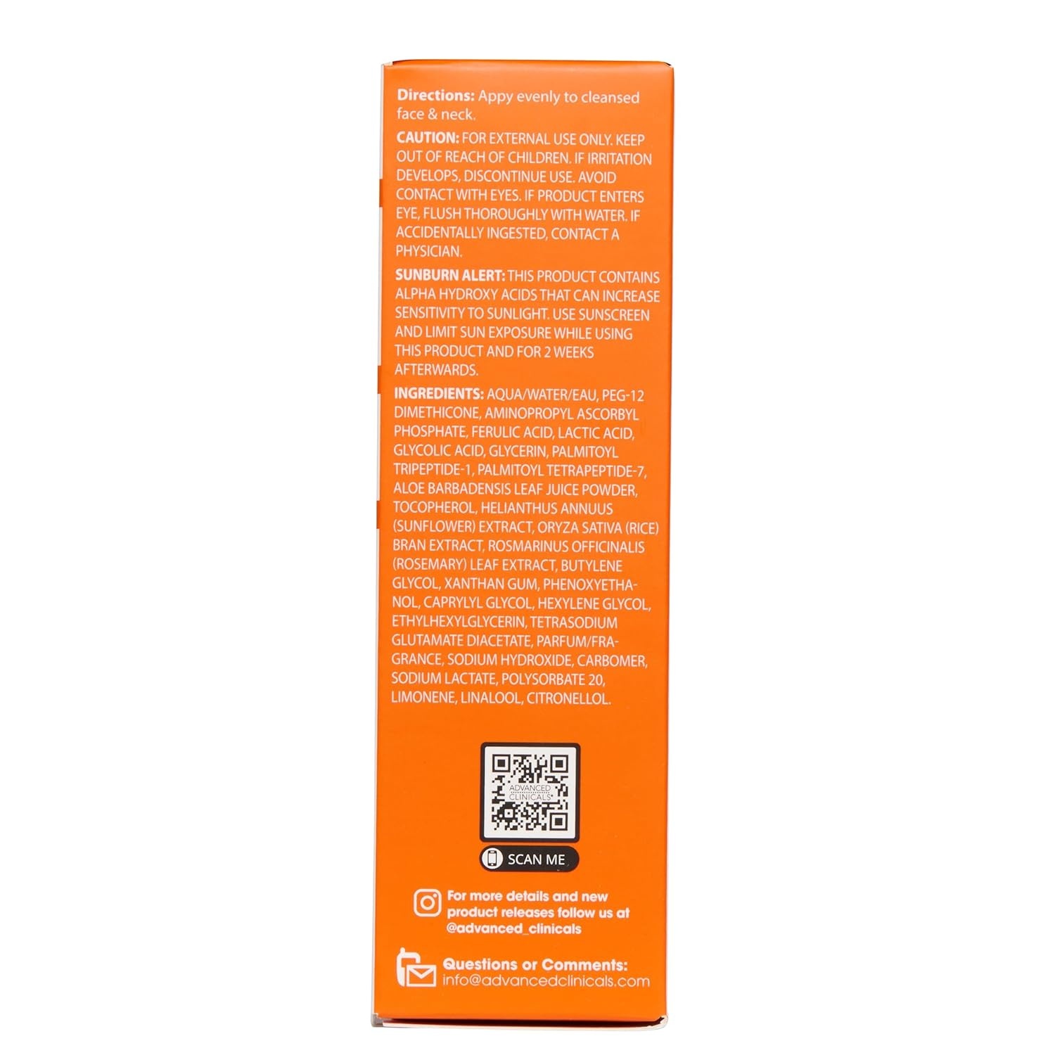 image:imageAdvanced Clinicals Rosehip Oil For Face With Vitamin E Botanicals Helps Improve Look Of Dark Spots Wrinkles Fine Lines amp Uneven Looking Skin Tone Moisturizing Skin Care Face Serum 18 Fl OzVitamin C Brightening Serum