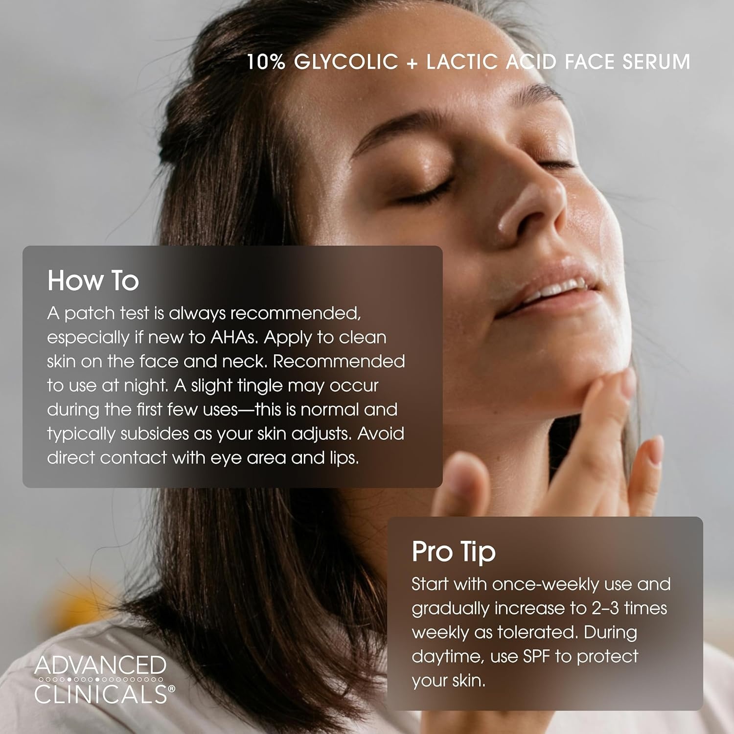 image:imageAdvanced Clinicals Rosehip Oil For Face With Vitamin E Botanicals Helps Improve Look Of Dark Spots Wrinkles Fine Lines amp Uneven Looking Skin Tone Moisturizing Skin Care Face Serum 18 Fl Oz10 Glycolic Acid Exfoliating Serum