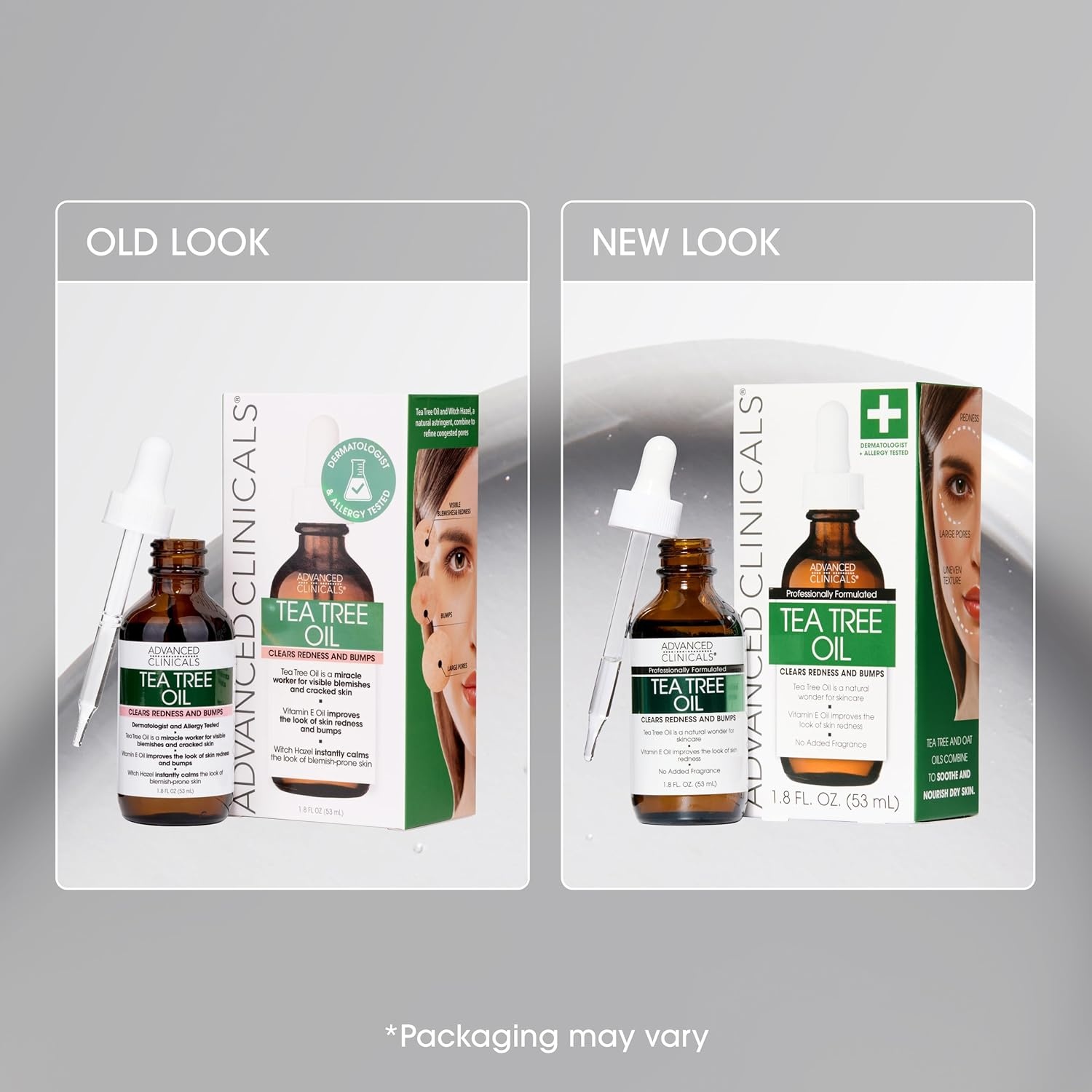image:imageAdvanced Clinicals Rosehip Oil For Face With Vitamin E Botanicals Helps Improve Look Of Dark Spots Wrinkles Fine Lines amp Uneven Looking Skin Tone Moisturizing Skin Care Face Serum 18 Fl OzTea Tree Oil Serum