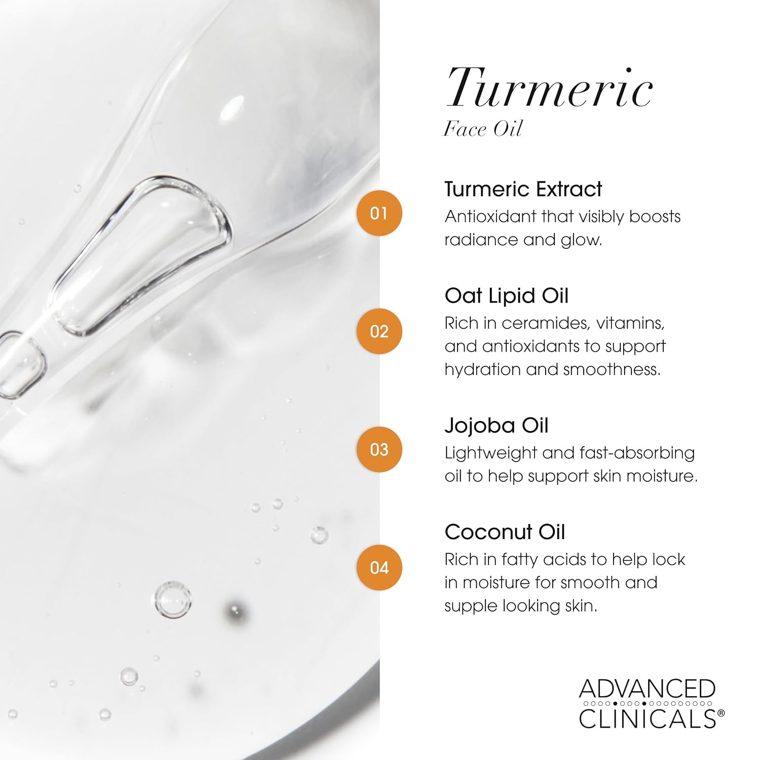 image:imageAdvanced Clinicals Rosehip Oil For Face With Vitamin E Botanicals Helps Improve Look Of Dark Spots Wrinkles Fine Lines amp Uneven Looking Skin Tone Moisturizing Skin Care Face Serum 18 Fl OzCollagen Turmeric Oil Serum Set