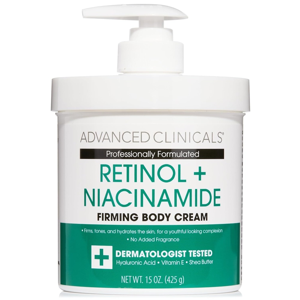 image:imageAdvanced Clinicals Retinol Body Lotion Firming amp AntiAging Moisturizer for Crepey Skin 15 Oz Retinol Face amp Body CreamRetinol Face Body Cream