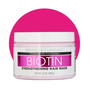 image:imageAdvanced Clinicals Biotin Hair Treatment AntiBreakage Repair Hair Mask Strengthen Broken ColorTreated Hair WRepairing Deep Conditioner Manuka Honey amp Caffeine Hydrating Mask Restores Weak HairBiotin AntiBreakage Hair Mask