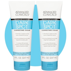 image:imageAdvanced Clinicals Dark Spot Vitamin C Cream For Face Hand amp Body Lotion Anti Aging Therapeutic Skin Care Moisturizer Lotion Reduces Appearance Of Age Spots Blotchy Skin amp Wrinkles Large 8 Fl OzDark Spot Reducer Cream Pack