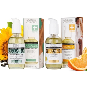 image:imageAdvanced Clinicals Hydrating Collagen Oil For Body amp After Shower  Visible Anti Aging Moisturizing Collagen Body Oil For Women amp Men Helps Soften Appearance Of Crepe Skin amp Wrinkles 38 Fl OzVitamin C  Collagen Body Oil Bundle