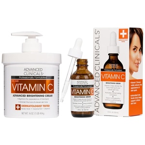 image:imageAdvanced Clinicals Retinol Body Lotion amp Face Moisturizer  Visible Anti Aging Skin Care Retinol Body Cream For Women amp Men Targets Look Of Fine Lines Wrinkles amp Crepe Looking Dry Skin 16 OunceVitamin C Cream  Serum Set