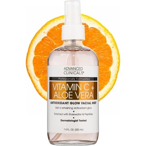 image:imageAdvanced Clinicals Vitamin C Glow Facial Mist Toner For Face W Rosewater Ferulic Acid amp Peptides Vitamin C Antioxidant Moisturizer Face Mist Provides Instant Skin Hydration NonGreasy 8 Fl OzVitamin C Mist